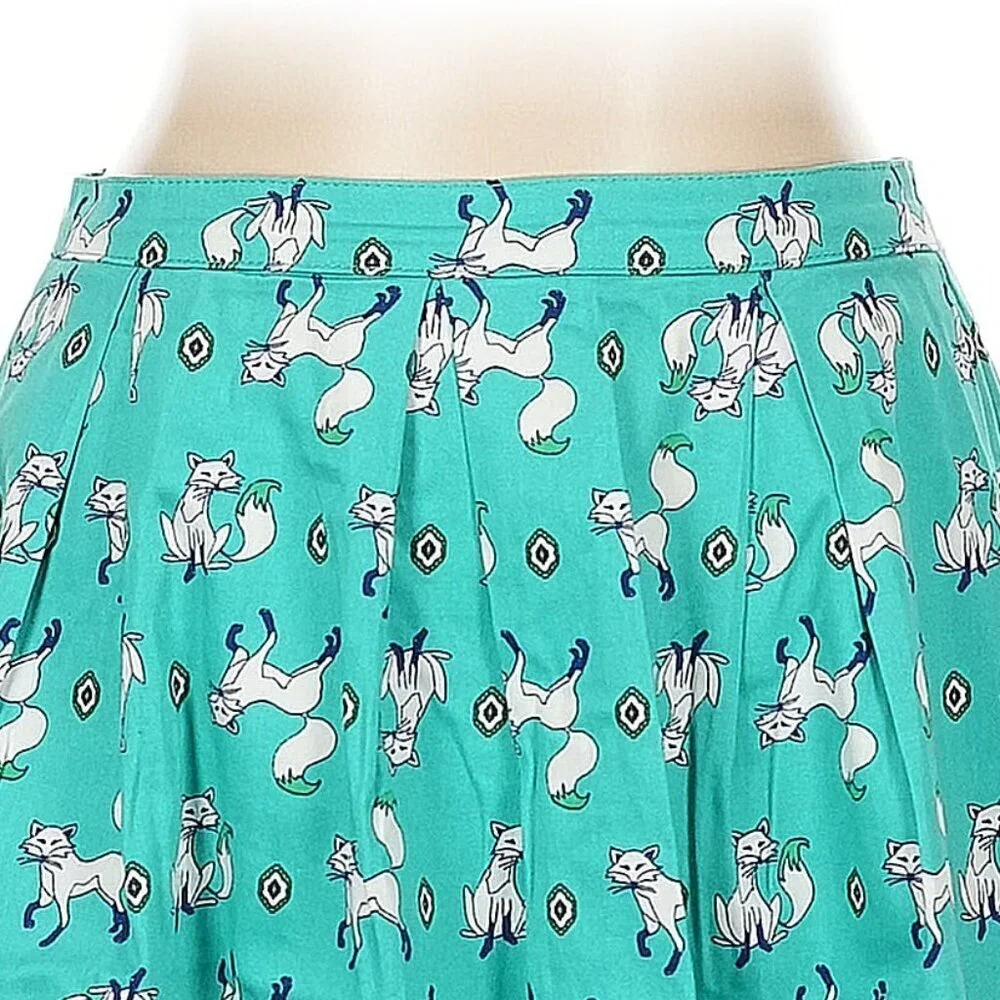 Modcloth Flirty Foxes Skirt - Picture 2 of 4